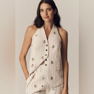 NWT Maeve Longline Halter Vest, Size S
